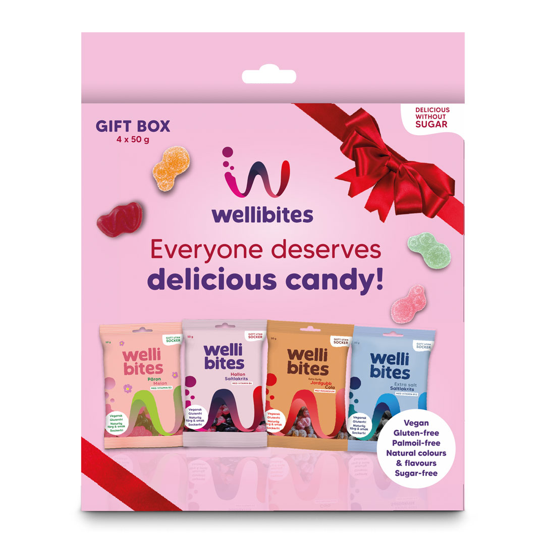 Wellibites 4x50 g  Gift Box