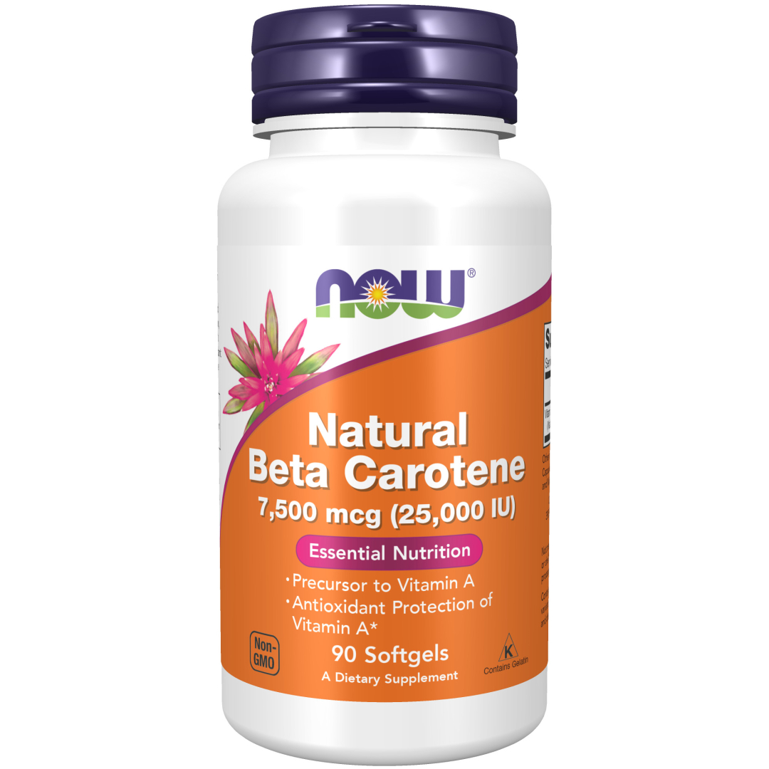 NOW Natural Beta Carotene 7500 mcg 90 caps