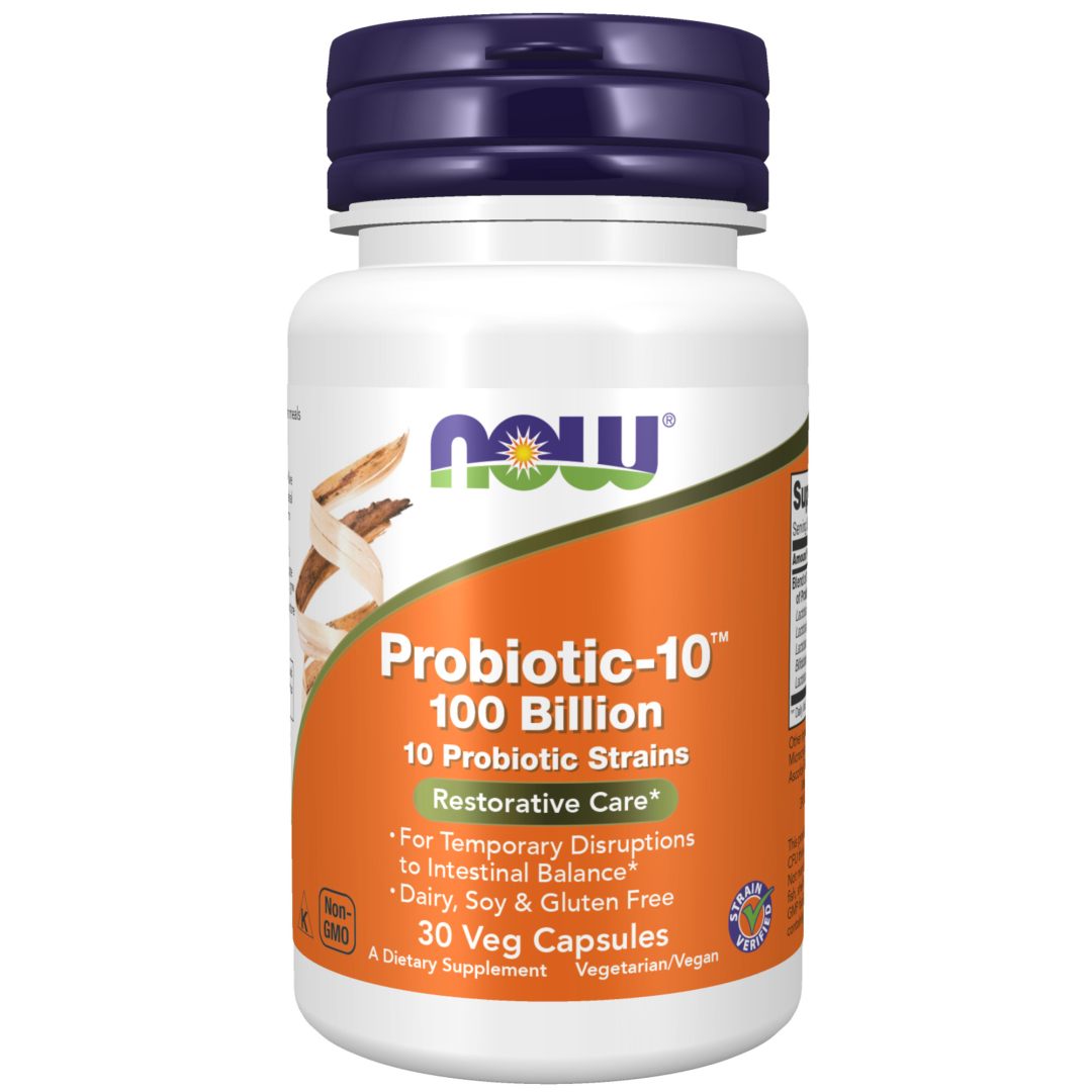 NOW Probiotic-10 100 billion 30 caps
