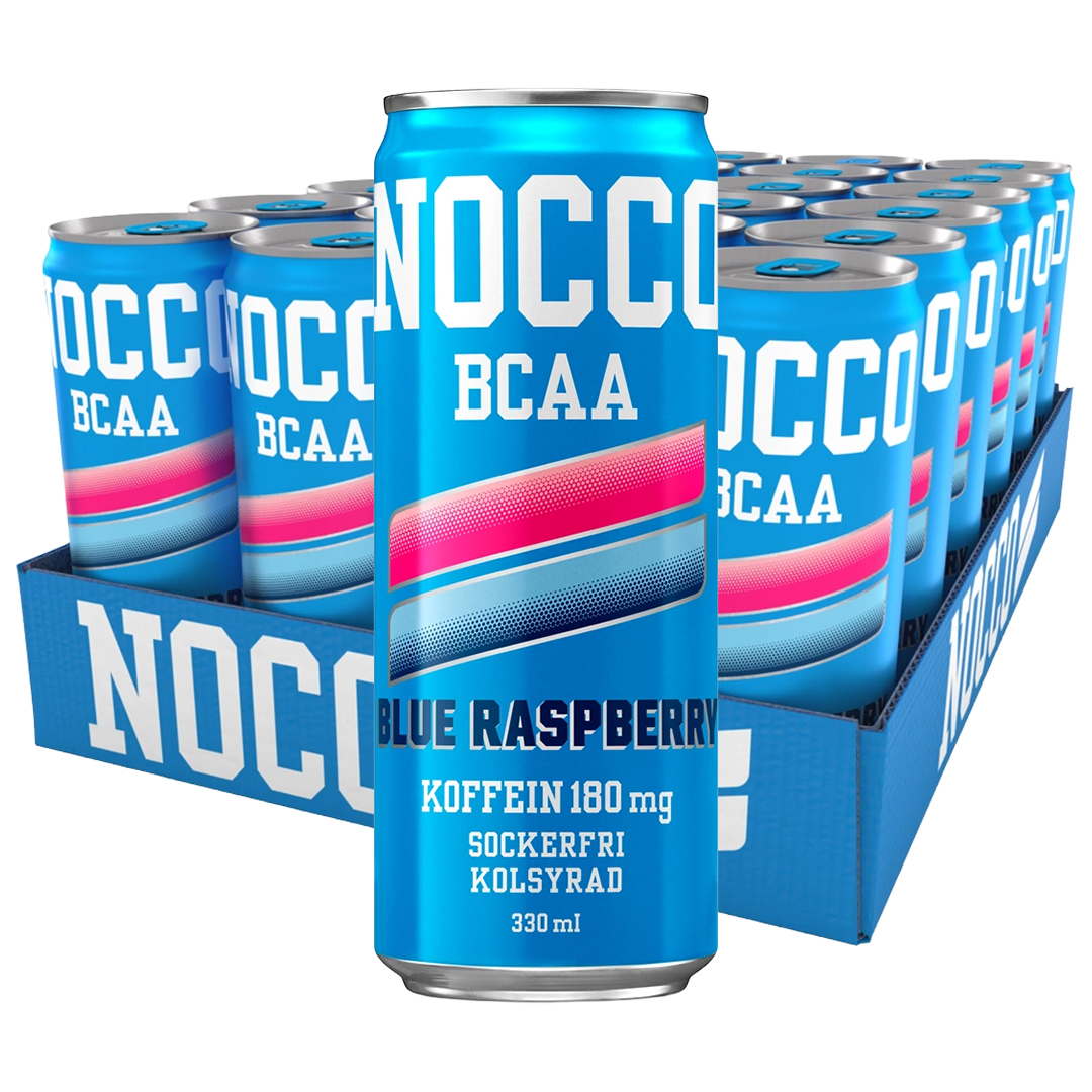 24 x NOCCO BCAA 330 ml Blue Raspberry