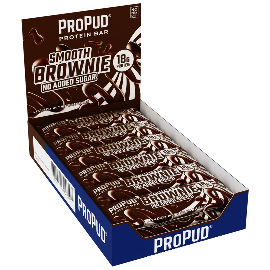 12 x NJIE ProPud Proteinbar 55 g Smooth Brownie