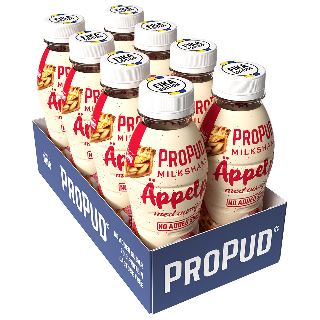8 x NJIE Propud Protein Milkshake 330 ml  Omenapiirakka