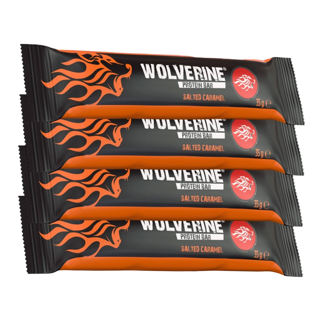 4 x Wolverine Protein Bar 35 g Salted Caramel