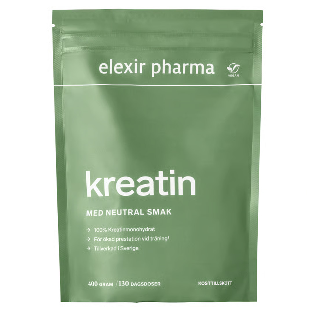 Elexir Pharma Kreatin 400 g Luonnollinen