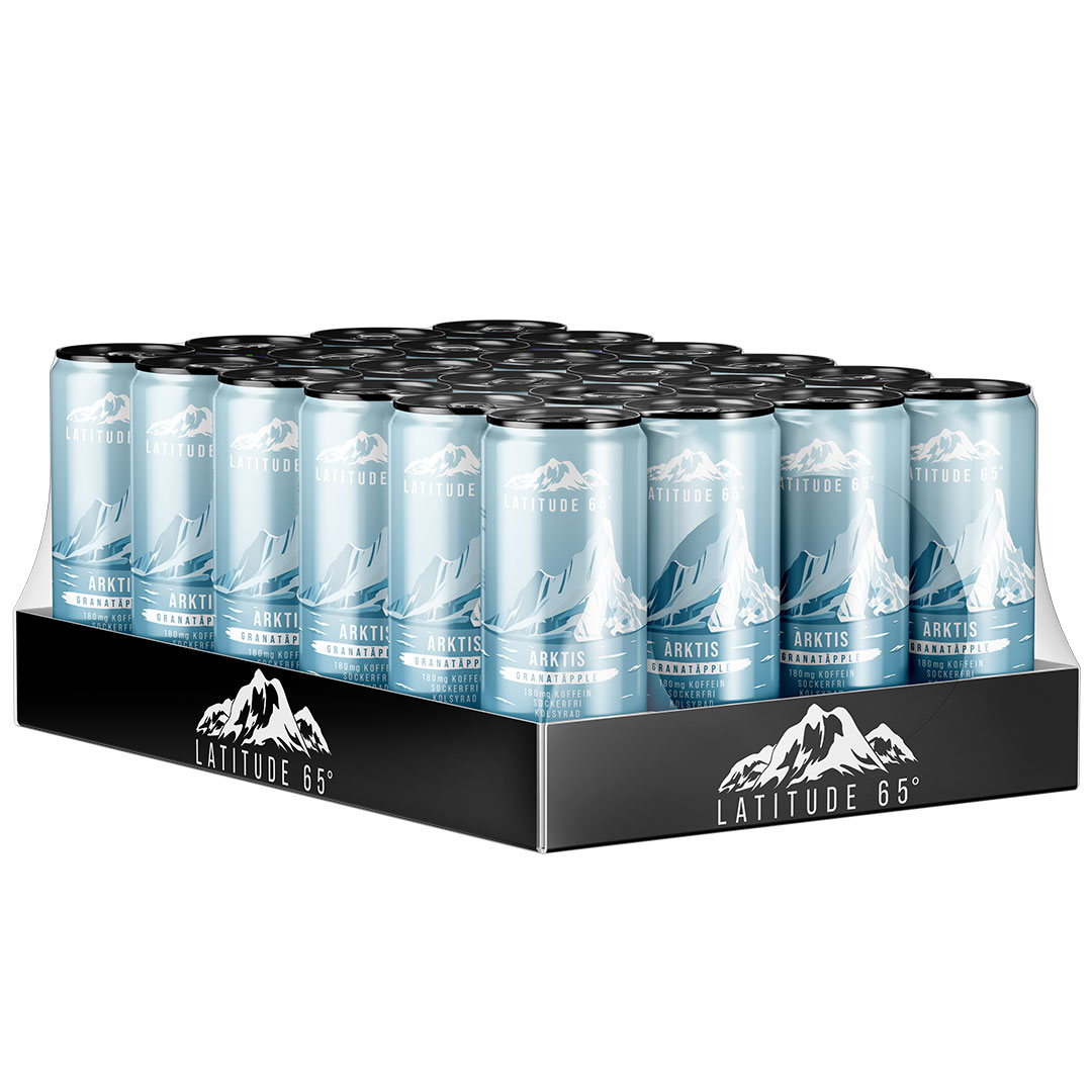 24 x Latitude 65 330 ml Arktis - Granatäpple