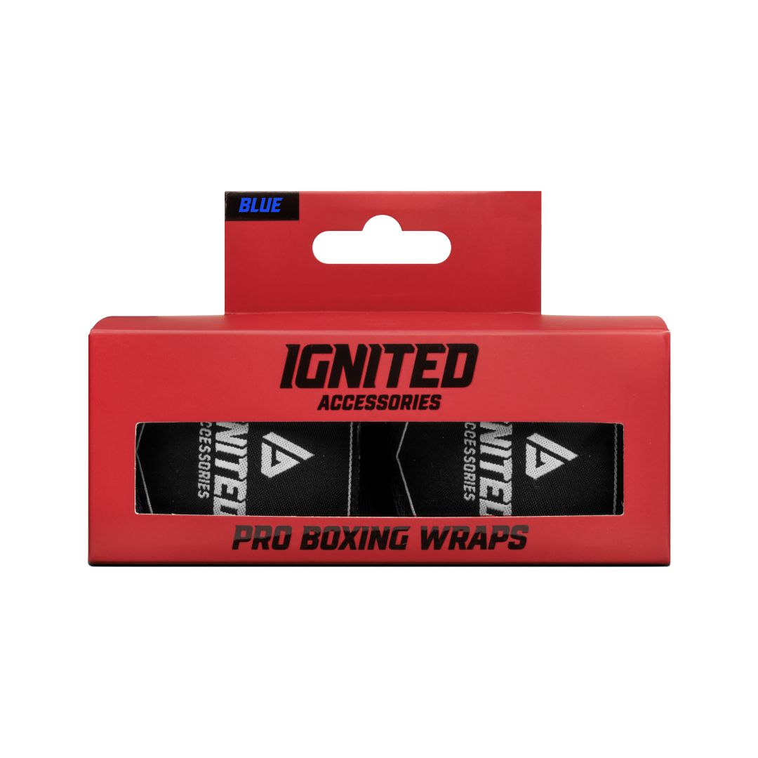 Ignited Boxing Hand Wraps Deep Blue 2.5 m