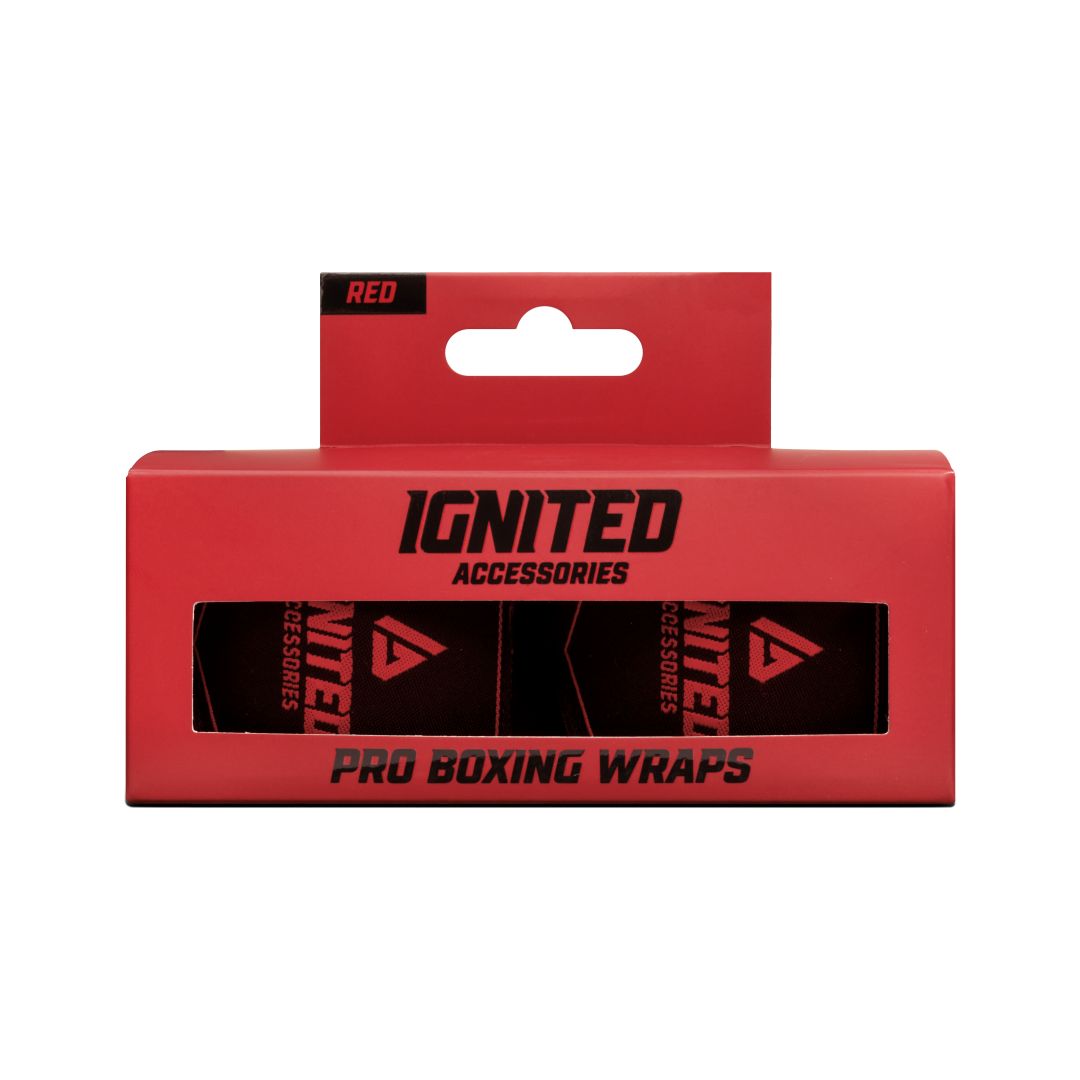 Ignited Boxing Hand Wraps Black 4.5 m