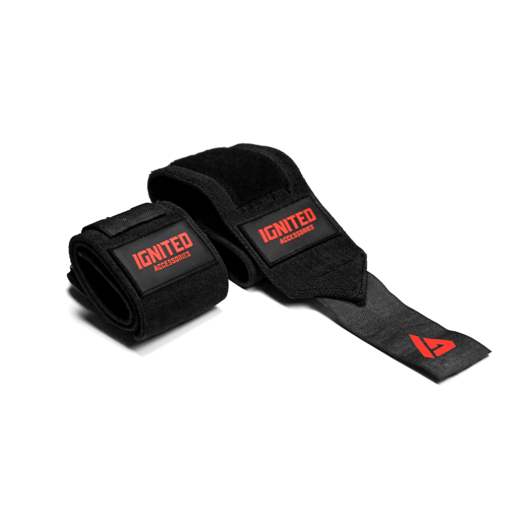 Ignited Pro Wrist Wraps Black 18