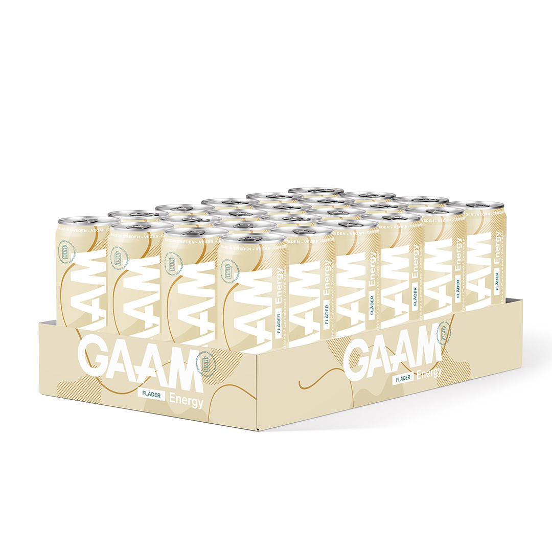 24 x GAAM Energy 330 ml Selja