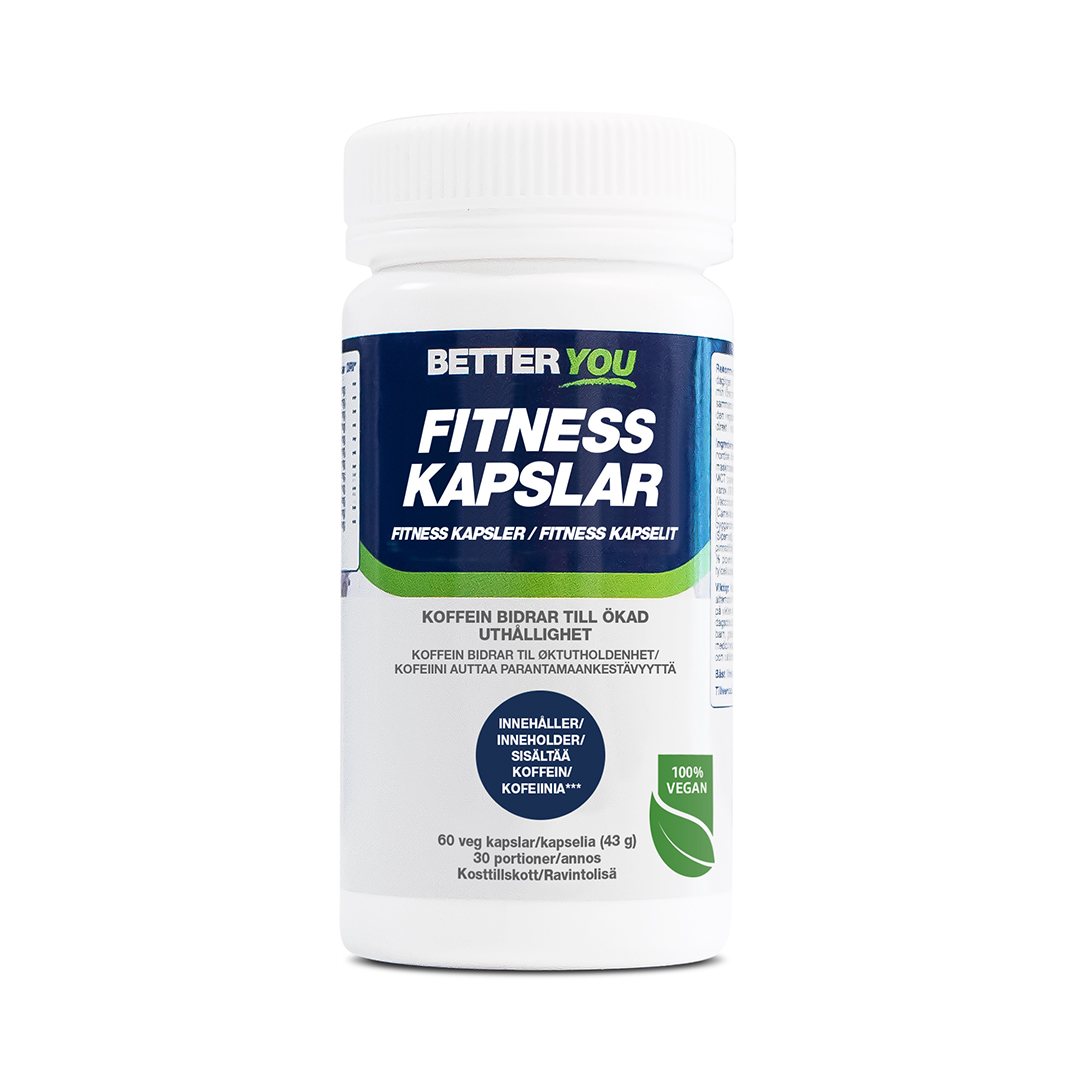 Better You Fitness Kapslar med koffein 60 kaps