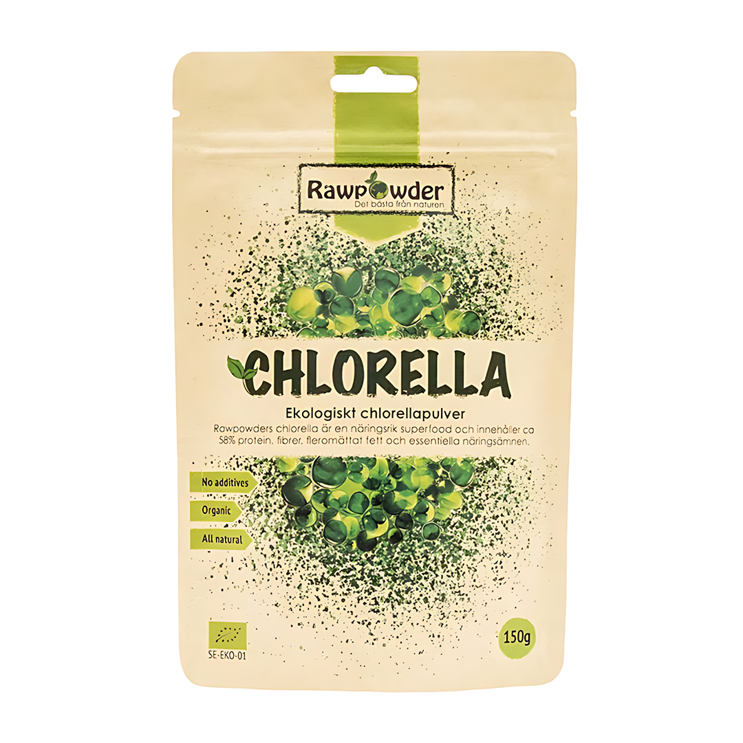 Rawpowder Chlorella-jauhe 150 g