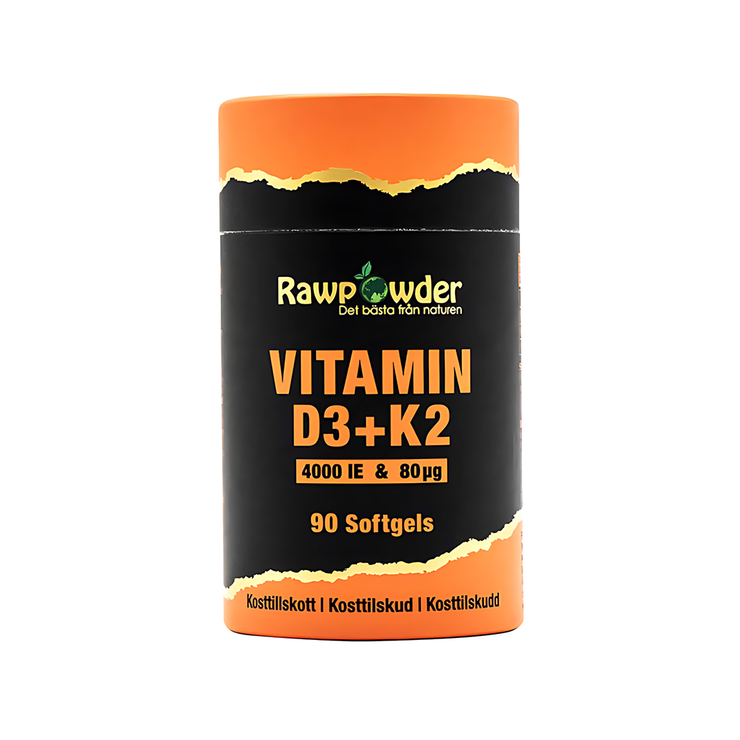 Rawpowder Vitamin D3 + K2 90 caps