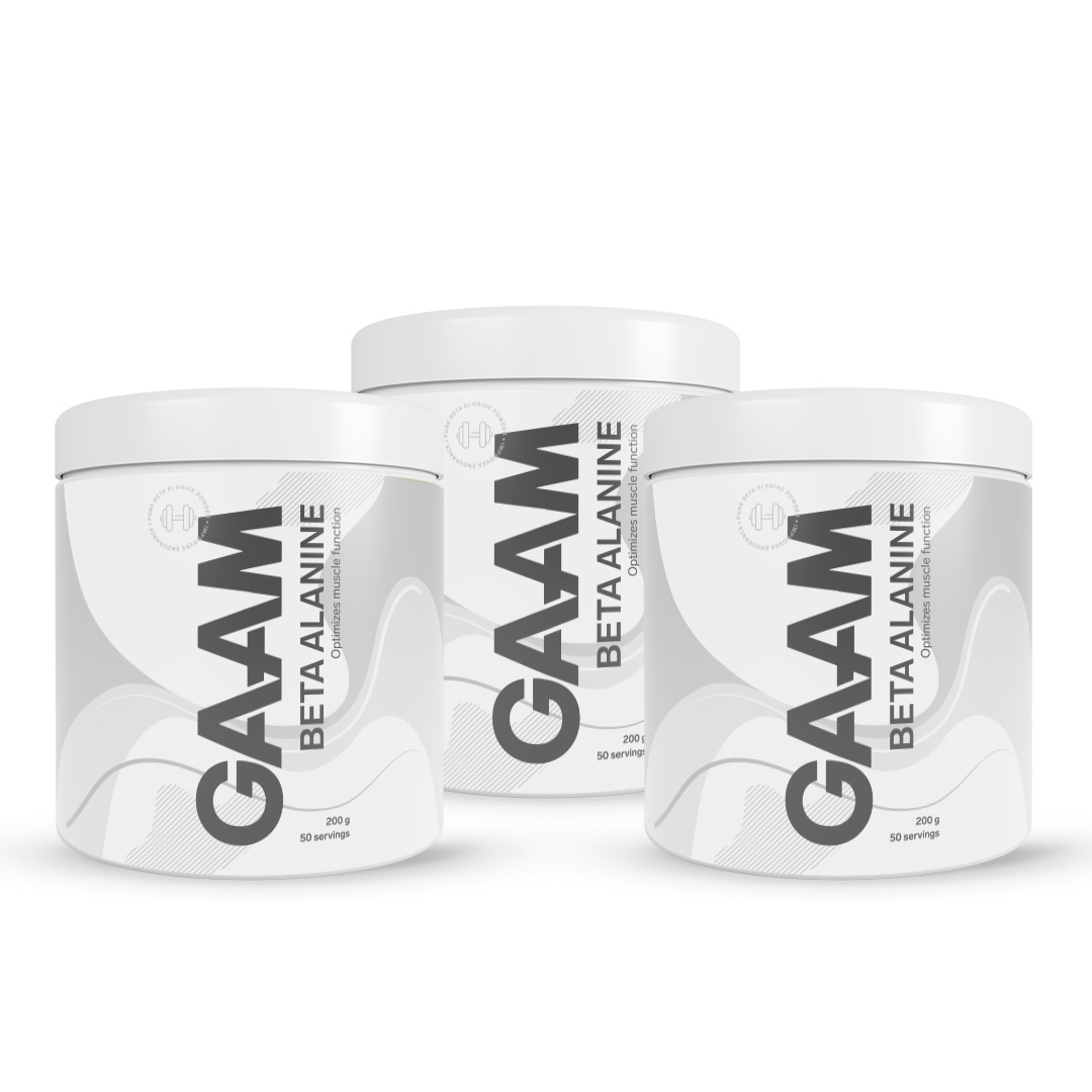 3 x GAAM Beta alanine 200 g