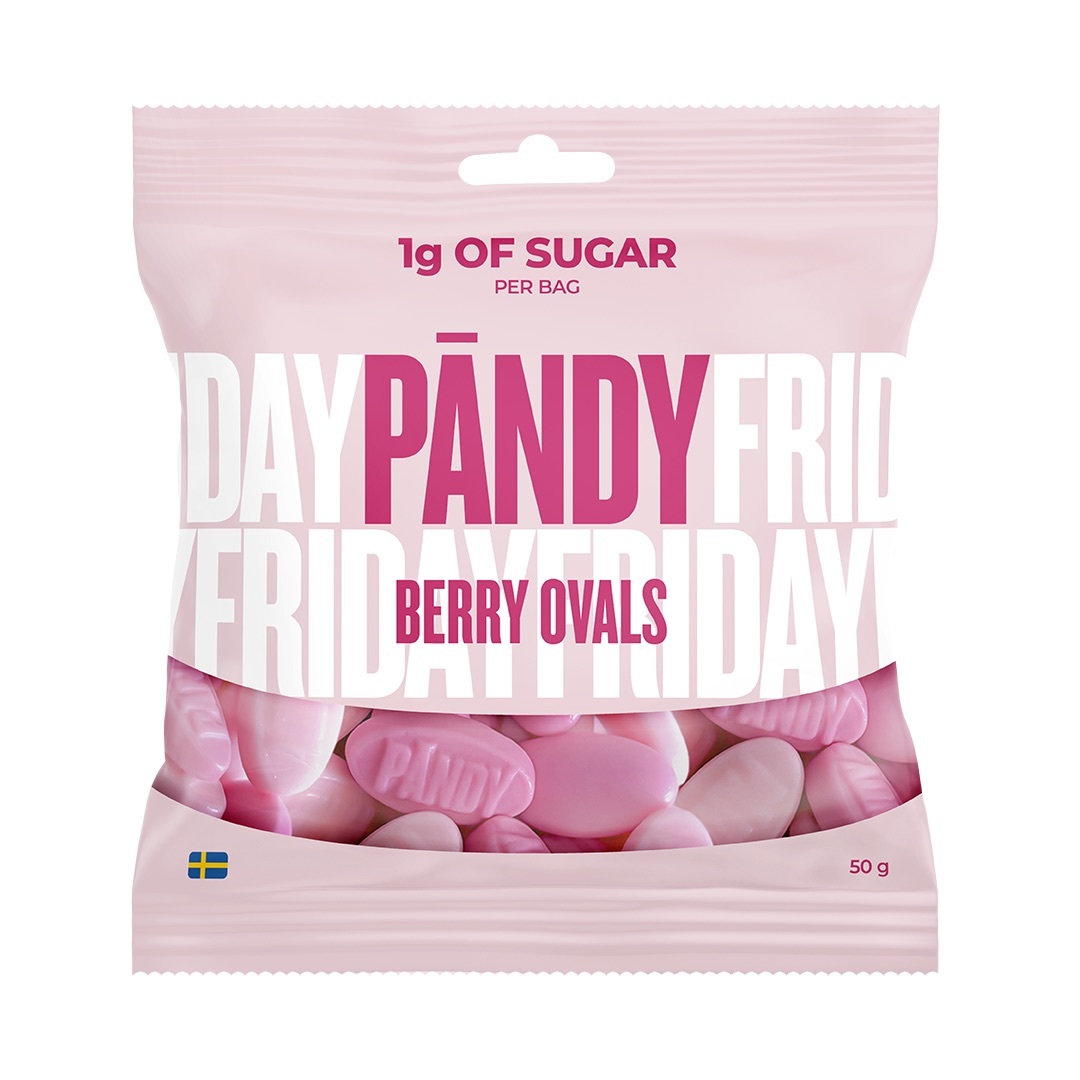 Pändy Candy 50 g Berry Ovals