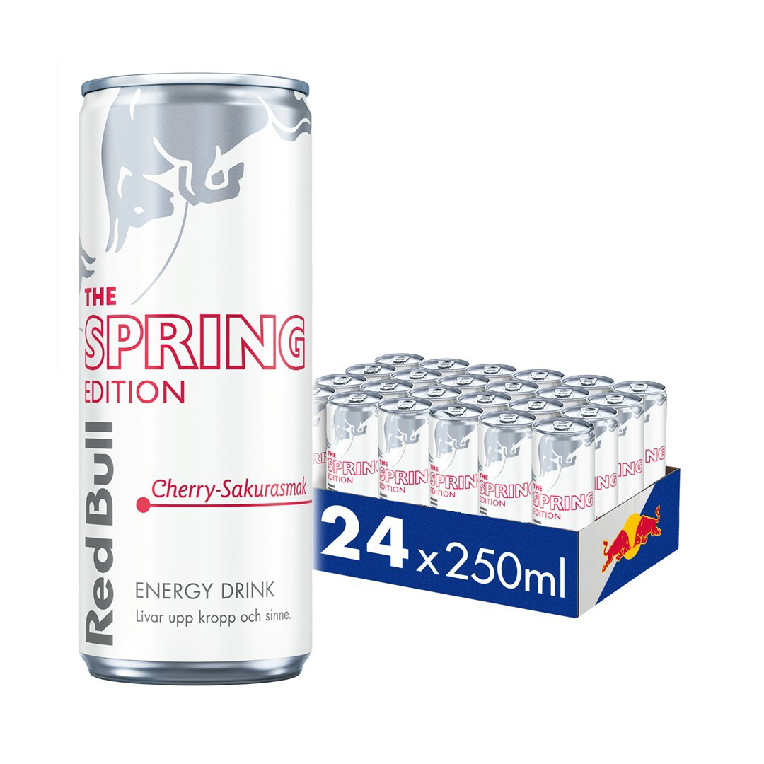 24 x Red Bull 250 ml Spring Edition Cherry-Sakura