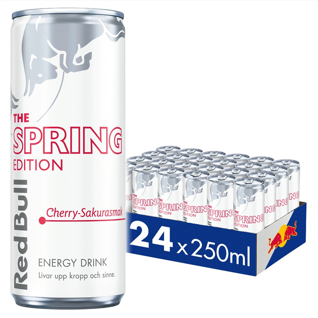24 x Red Bull 250 ml Spring Edition Cherry-Sakura