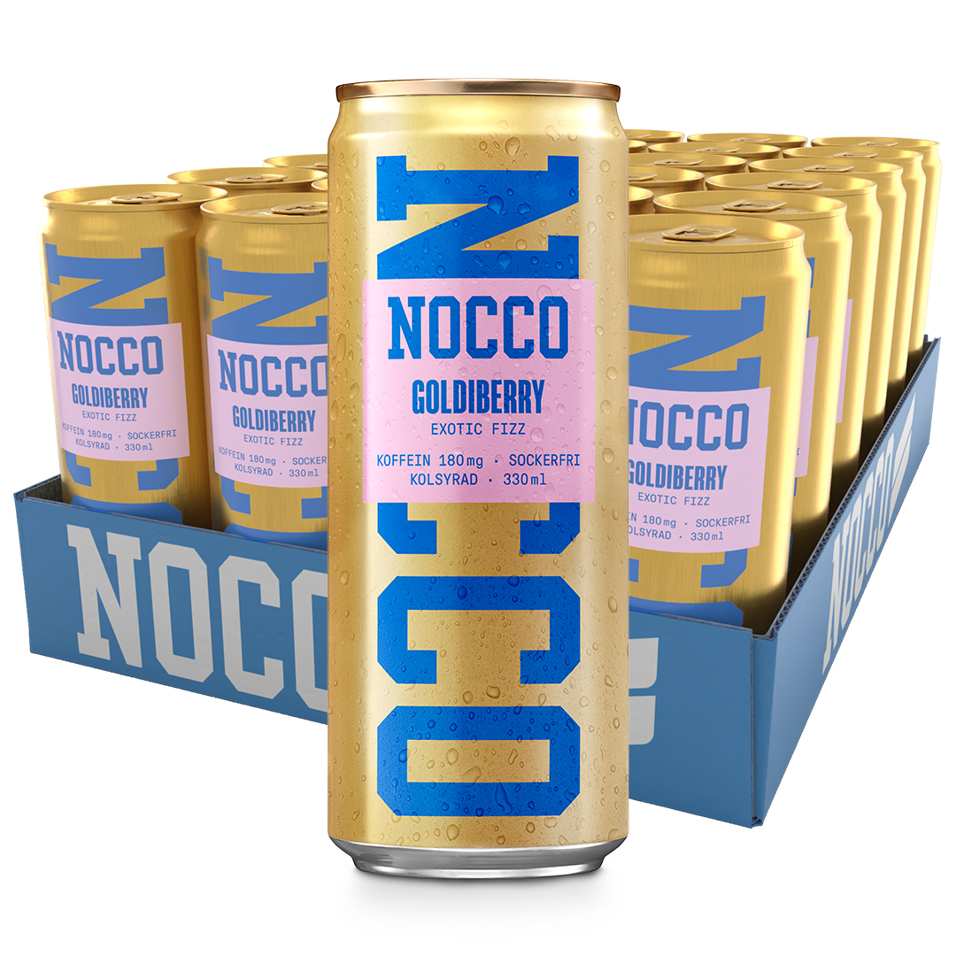24 x NOCCO Goldiberry 330 ml