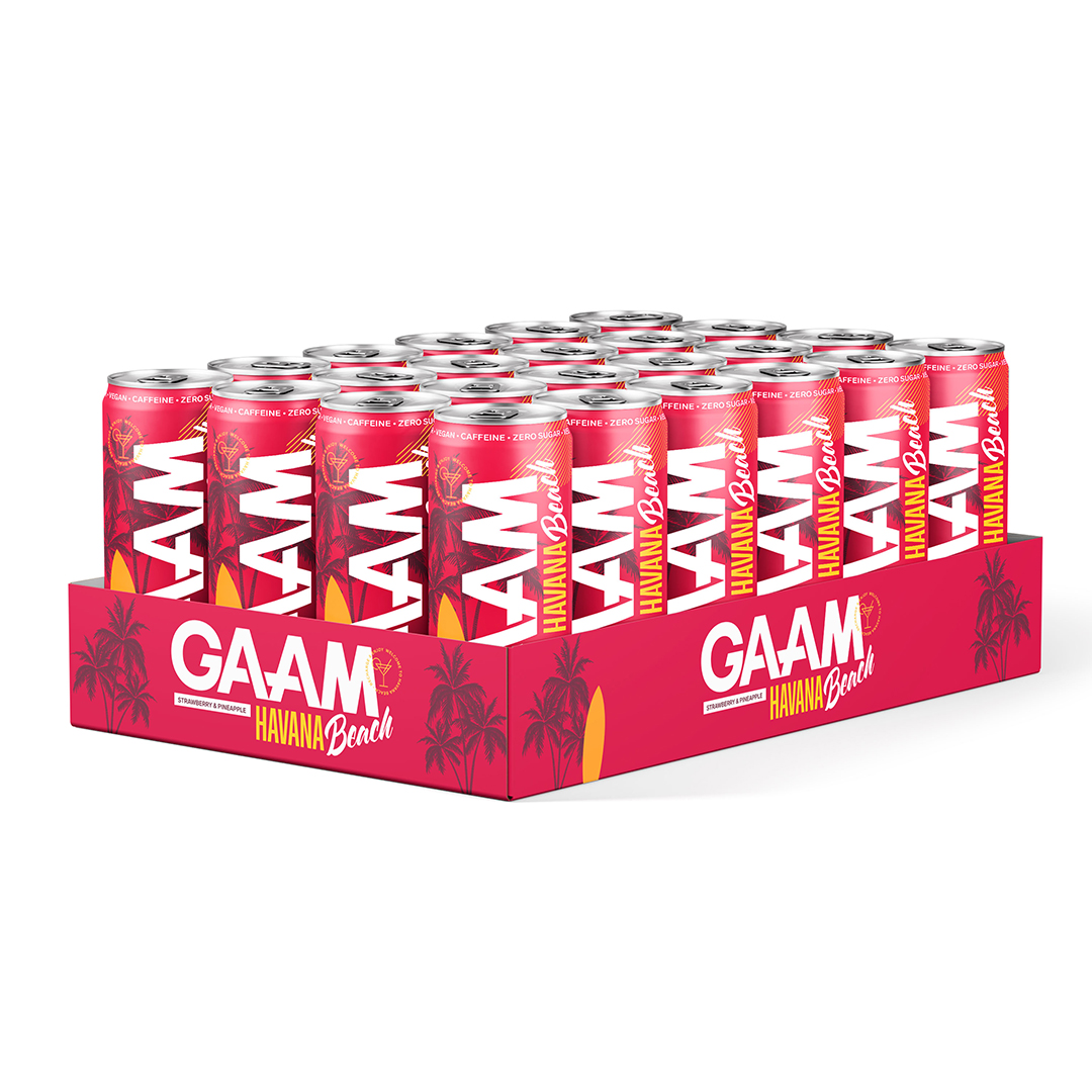 24 x GAAM Energy 330 ml Havana Beach