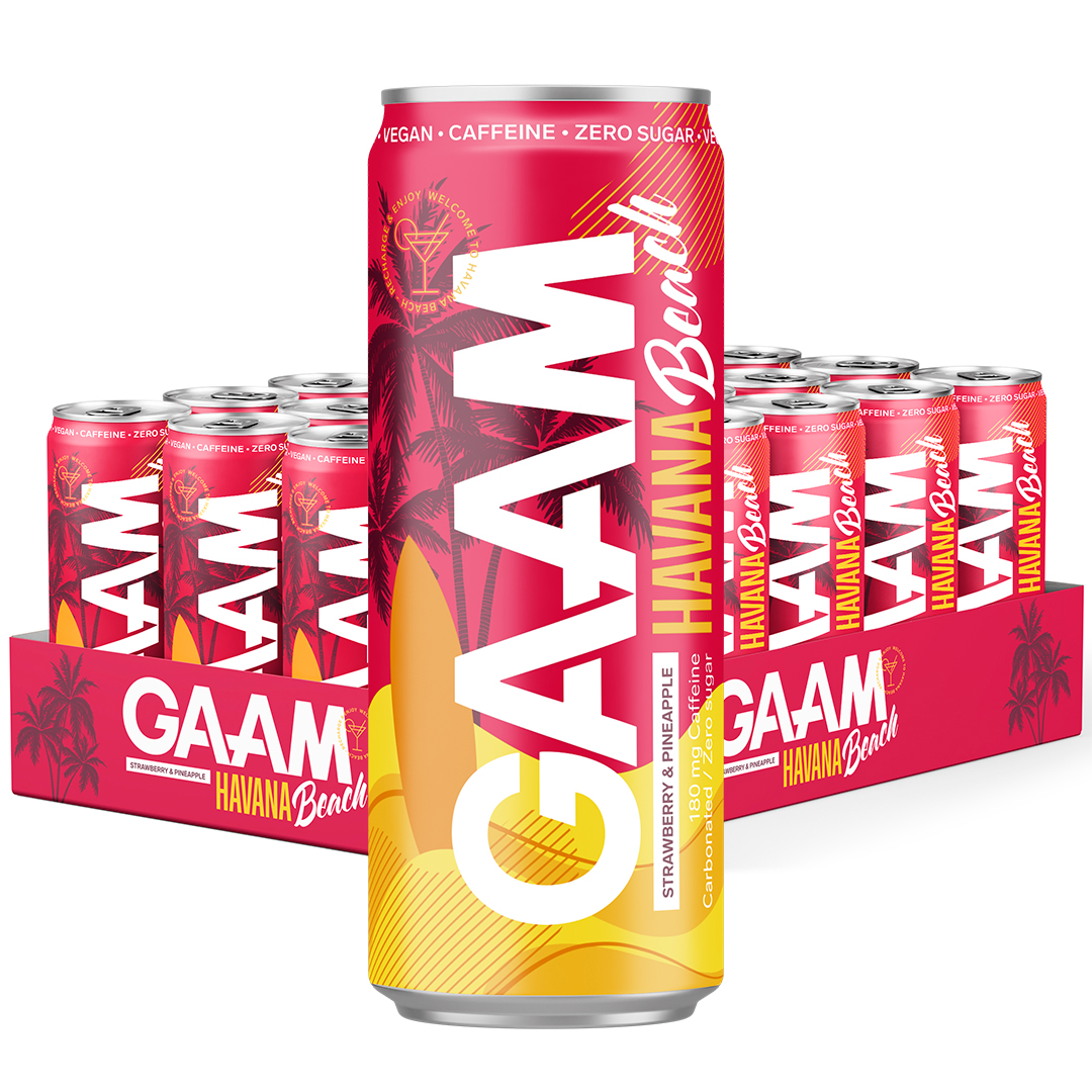 24 x GAAM Energy 330 ml Havana Beach