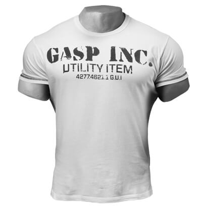 GASP Utility Tee White