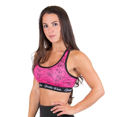 Gorilla Wear Hanna Sport Bra Black/Pink