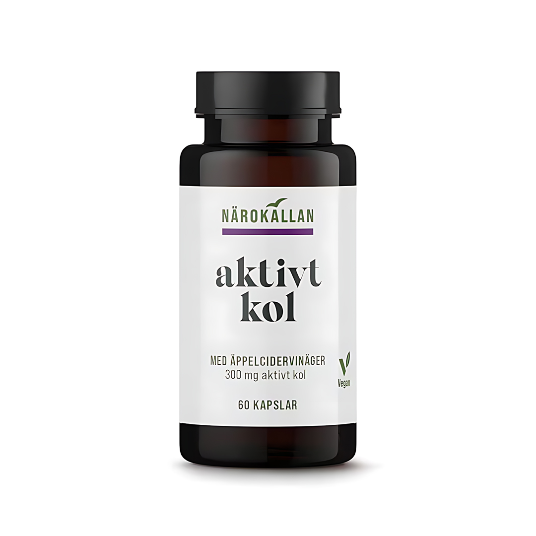 Närokällan Aktivt kol + Äppelcidervinäger 60 caps