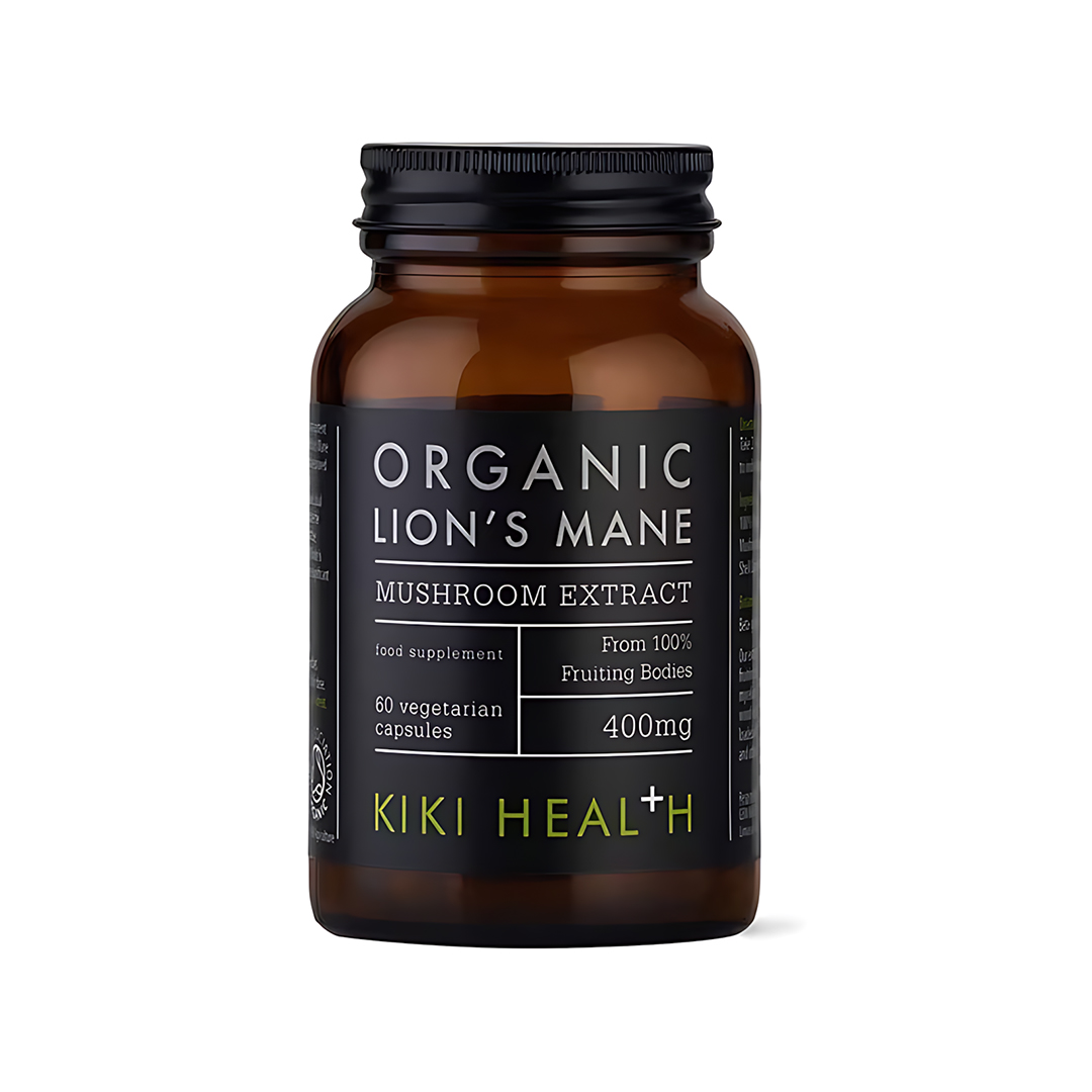 KIKI Health Organic Lions Mane Extract  60 kapslar