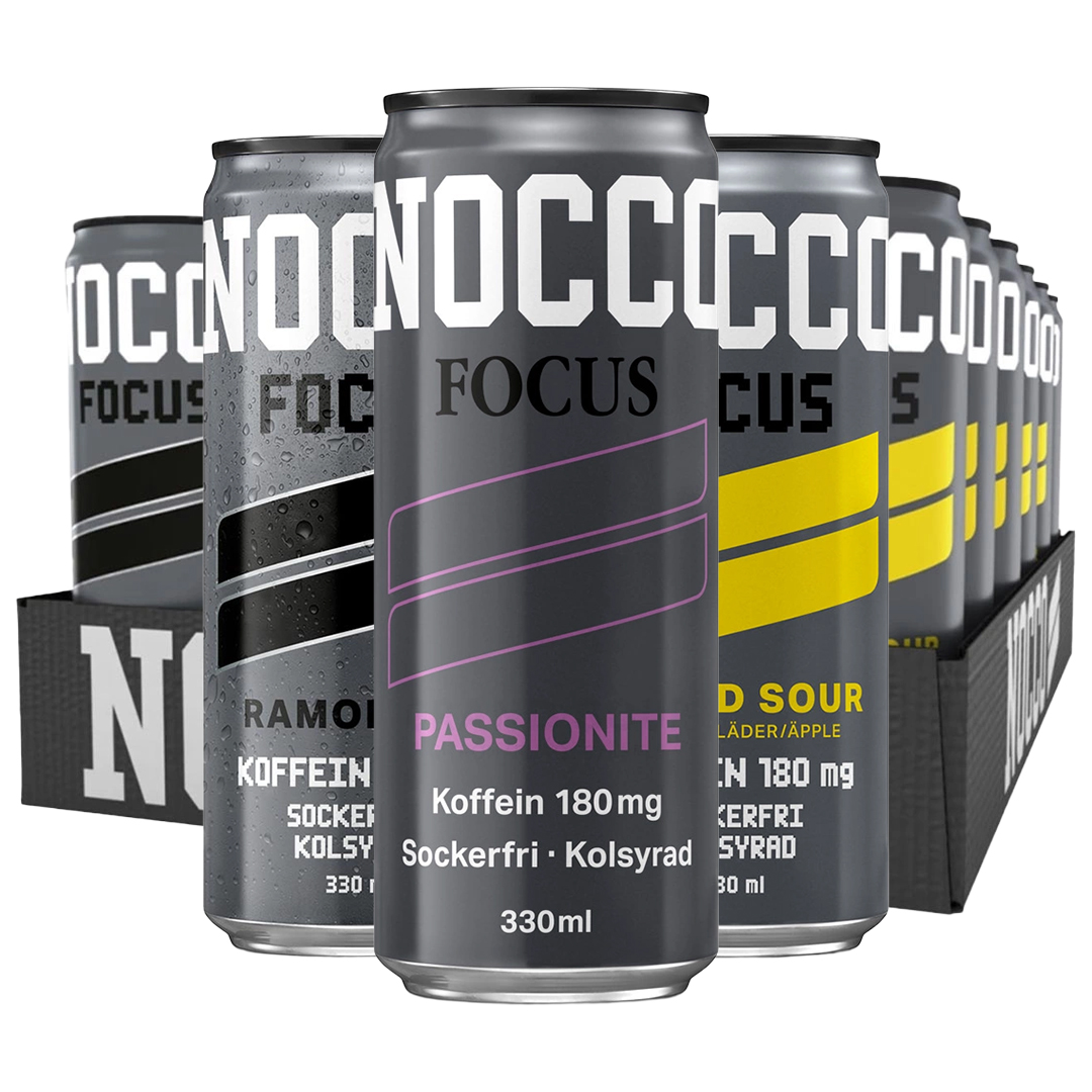 24 x NOCCO 330 ml Mix-lava Valitut maut