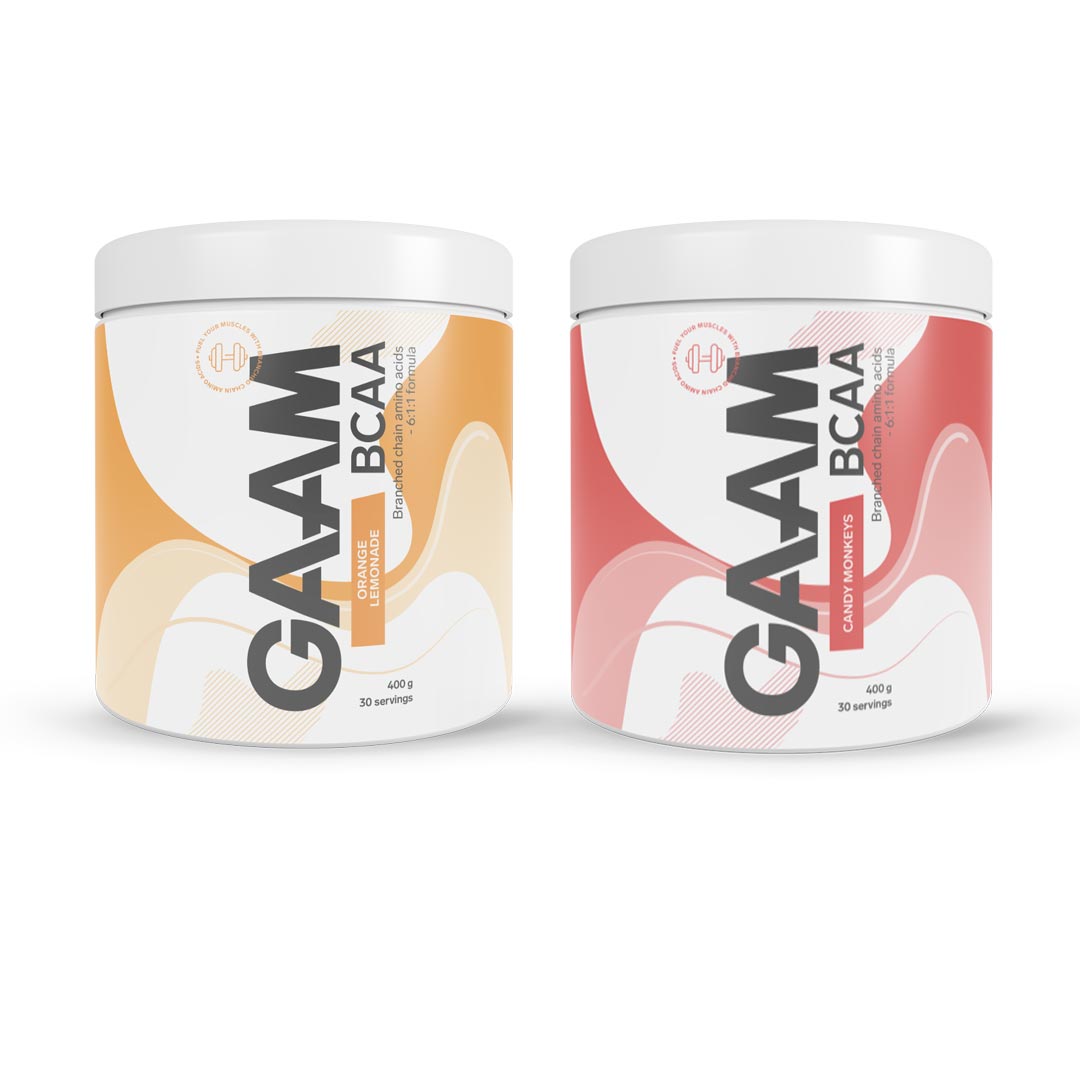2 x GAAM Candy Series BCAA 400 g