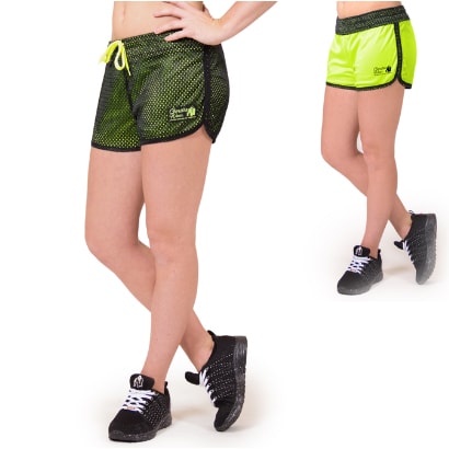 Gorilla Wear Madison Reversible Shorts Black/Neon Lime