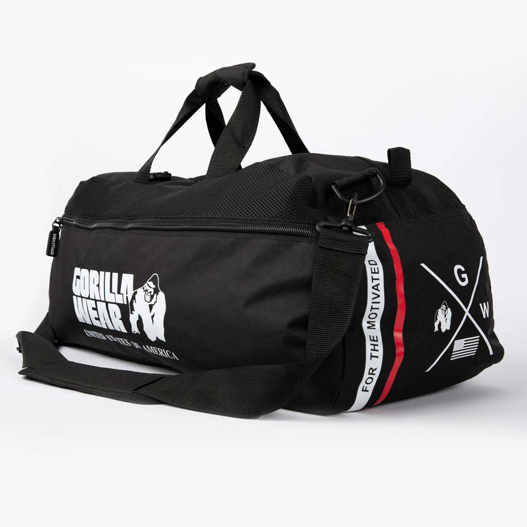 Gorilla Wear Norris Hybrid Gym Bag/Backpack Black