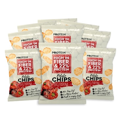 14 x ProteinPRO Chips 50 g Barbeque Paprika