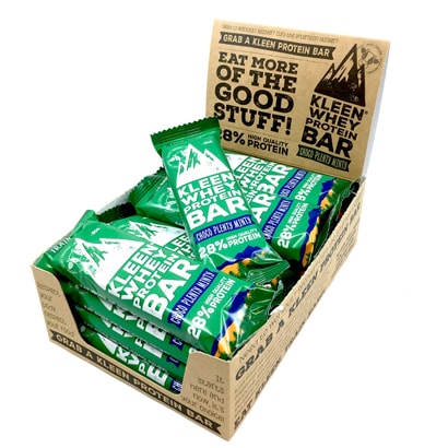16 x KLEEN Whey Protein Bar 60 g
