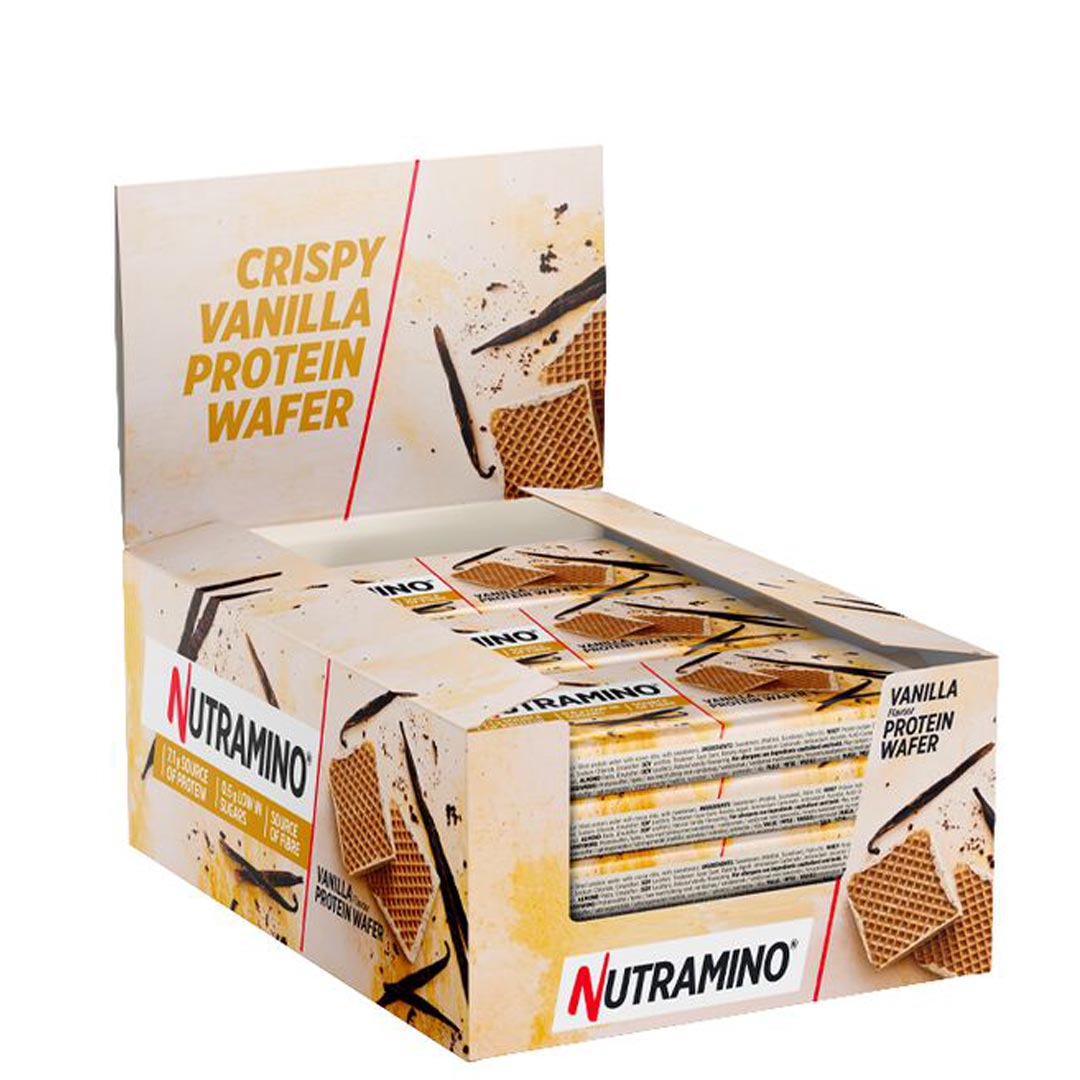 12 x Nutramino Nutra-GO Protein Wafer 39 g Vanilla