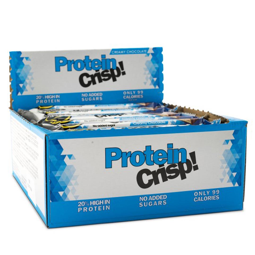 24 x Slender Chef Protein Crisp 20 g Creamy Chocolate