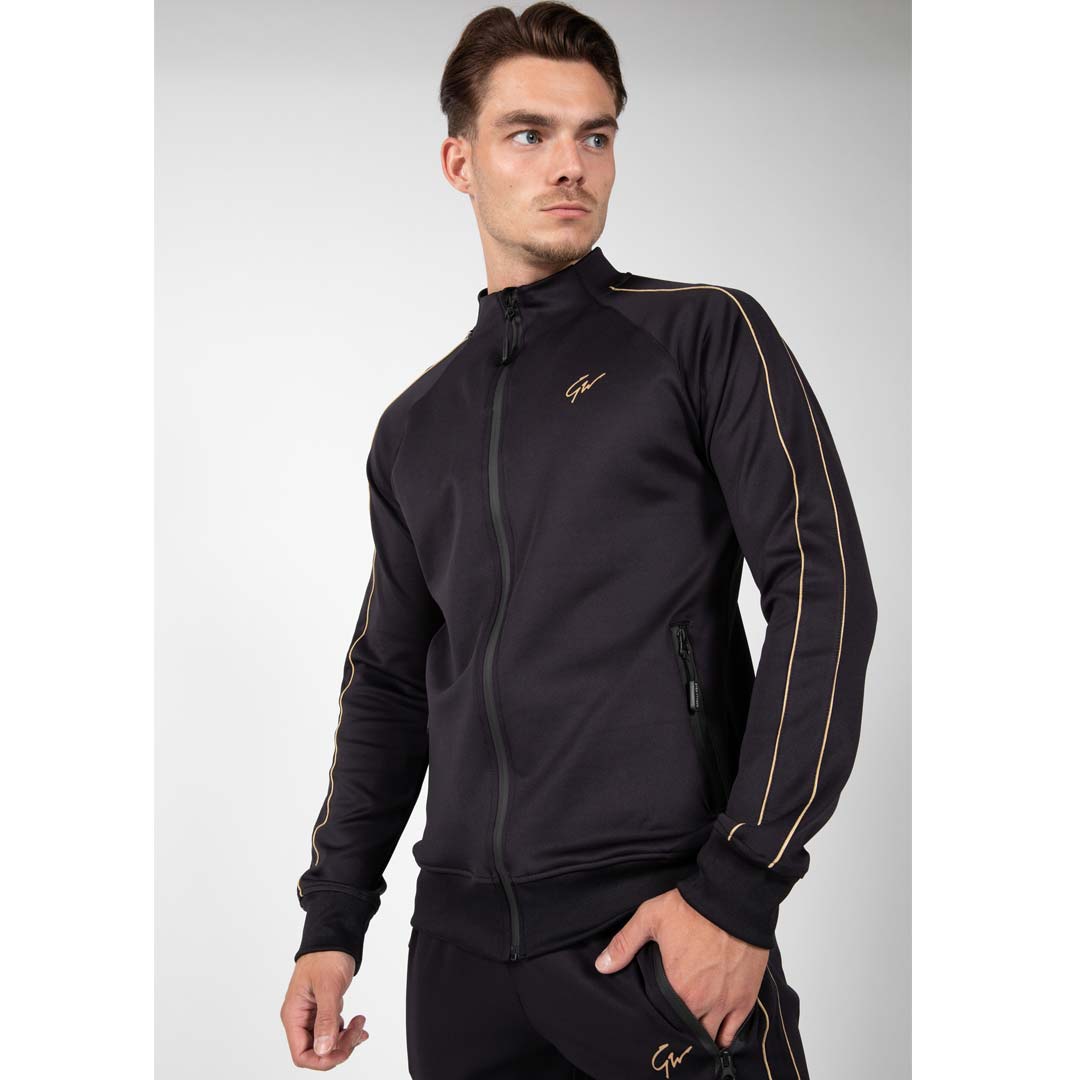 Gorilla Wear Wenden Track Jacket Black/Gold