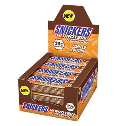 12 x Snickers Hi Protein Bar Peanutbutter 57 g
