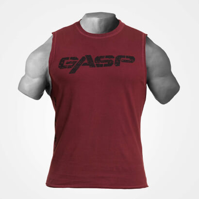 GASP Vintage Tank Maroon