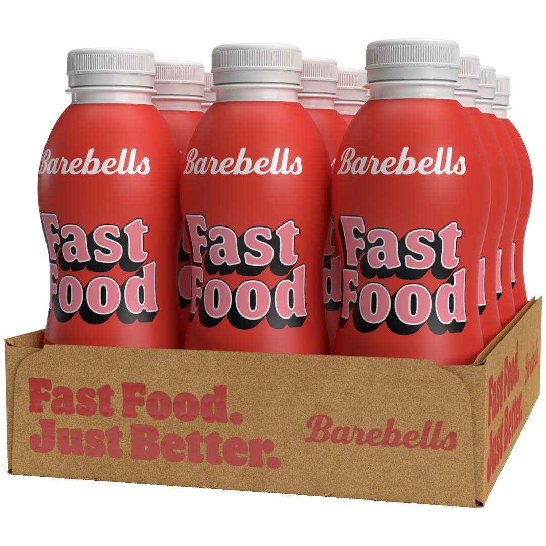 12 x Barebells Fast Food 500 ml Mix-lava