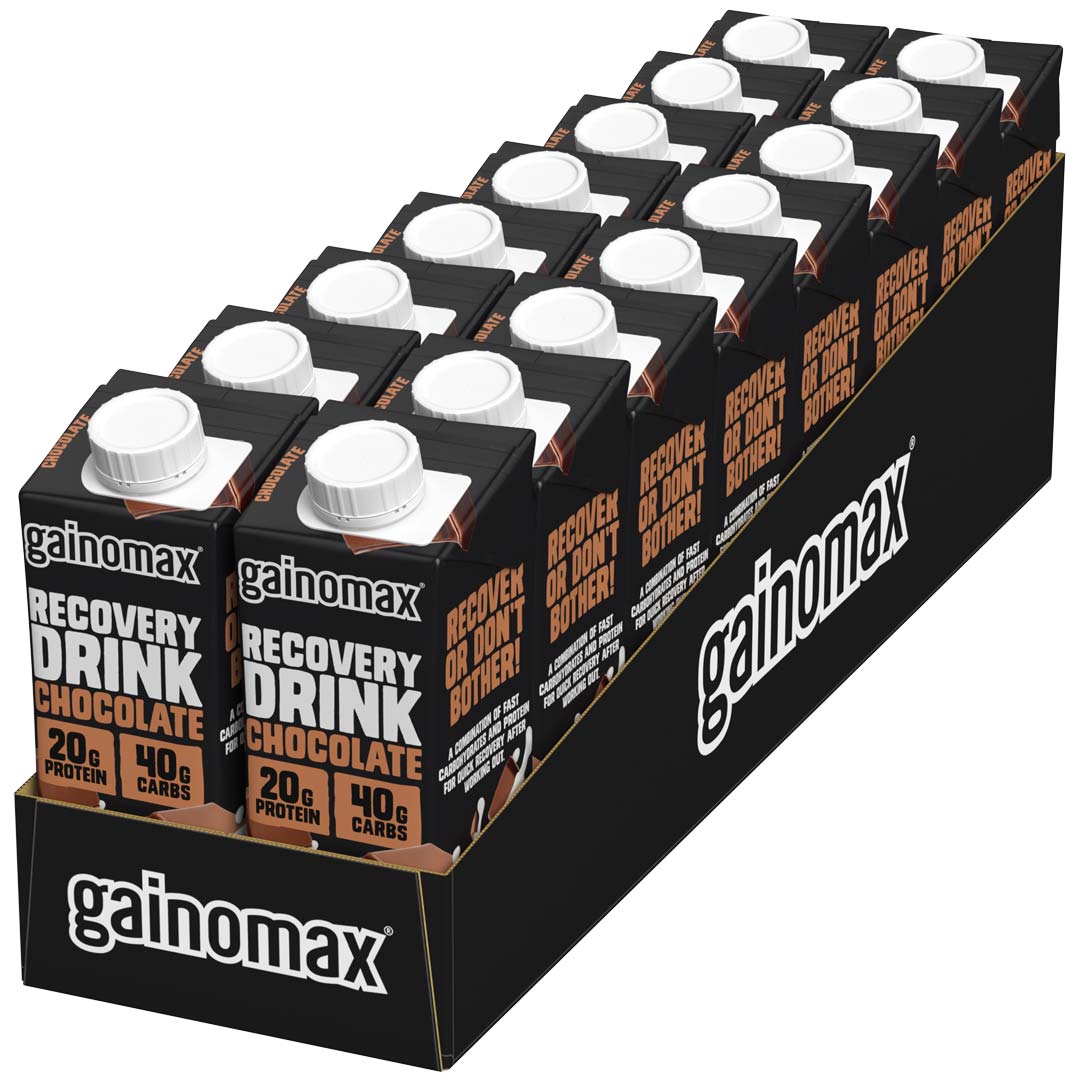 16 x Gainomax Recovery Mix 250 ml Mix-lava
