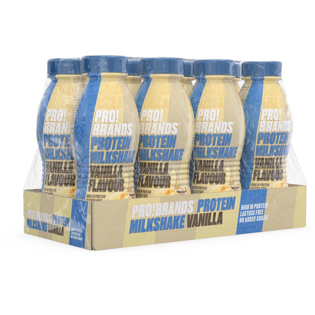8 x Pro Brands Protein Milkshake 310 ml Vanilla