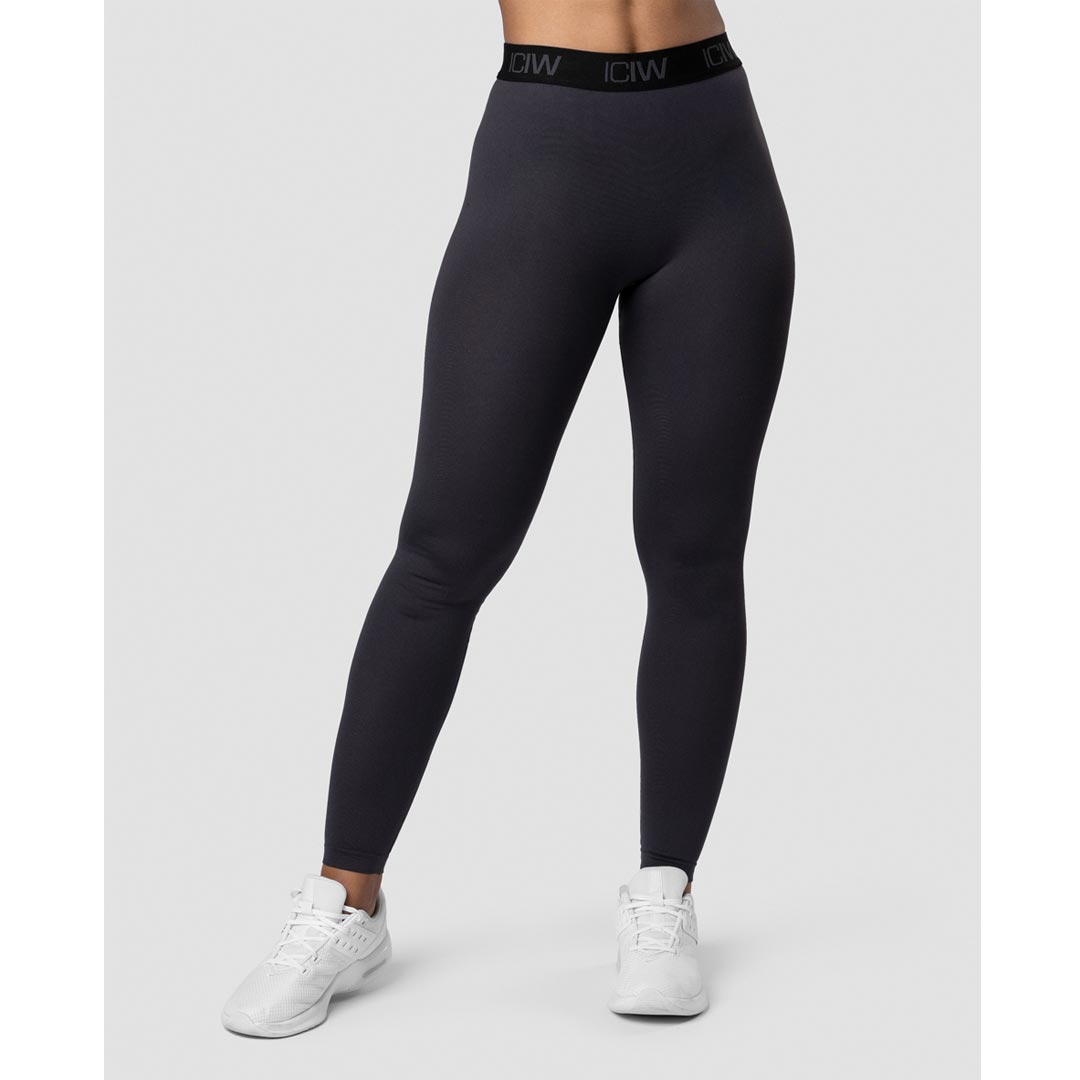ICANIWILL Define Logo Seamless Tights Black