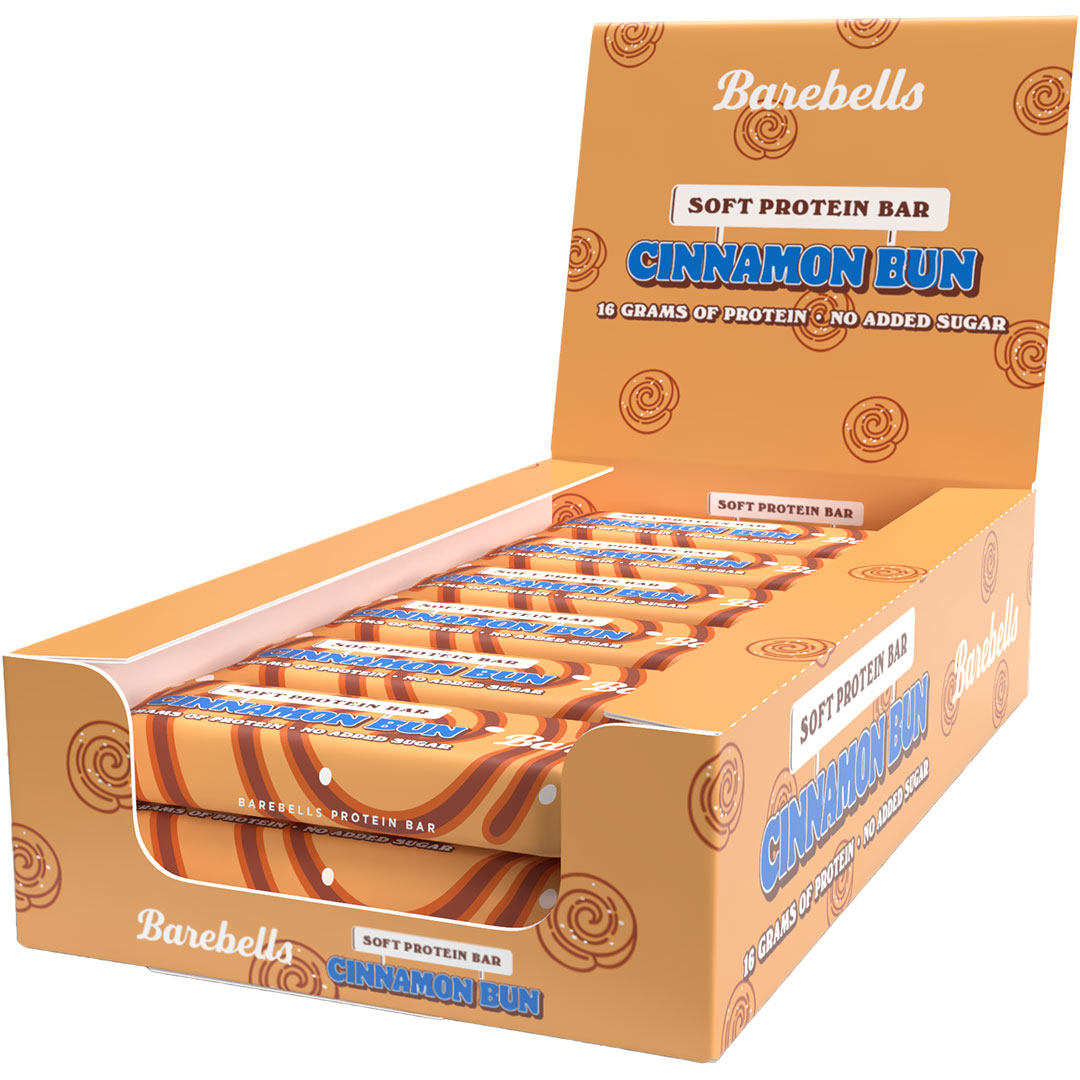 12 x Barebells Soft Bar 55 g Cinnamon Bun
