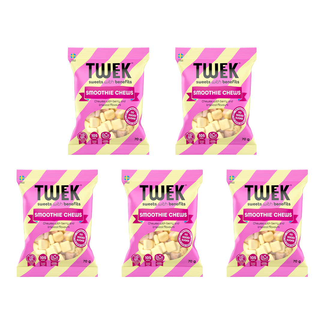 5 x Tweek Sweets 70 g Smoothie Chews