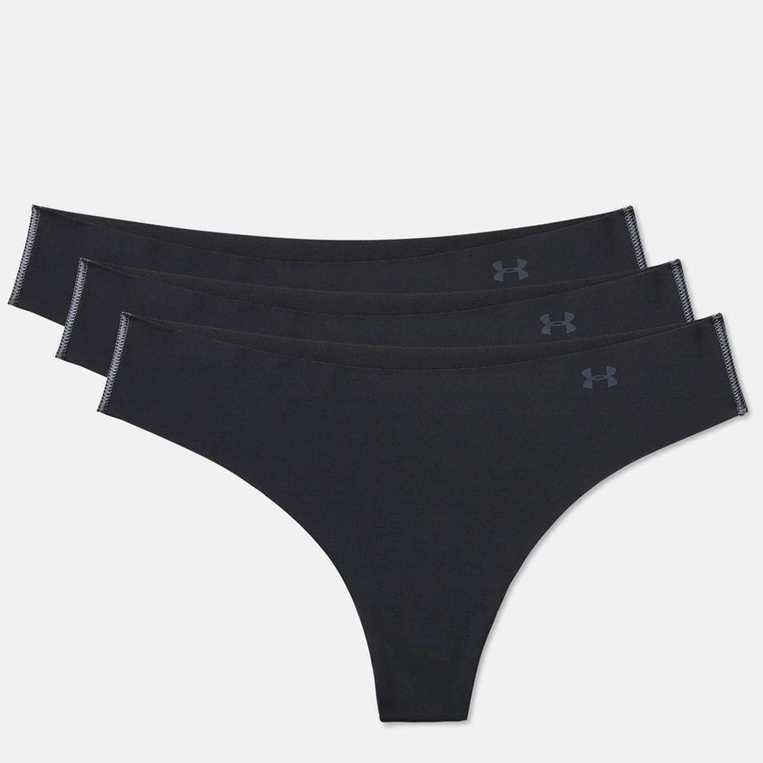 Under Armour Pure Stretch Thong 3-Pack Black