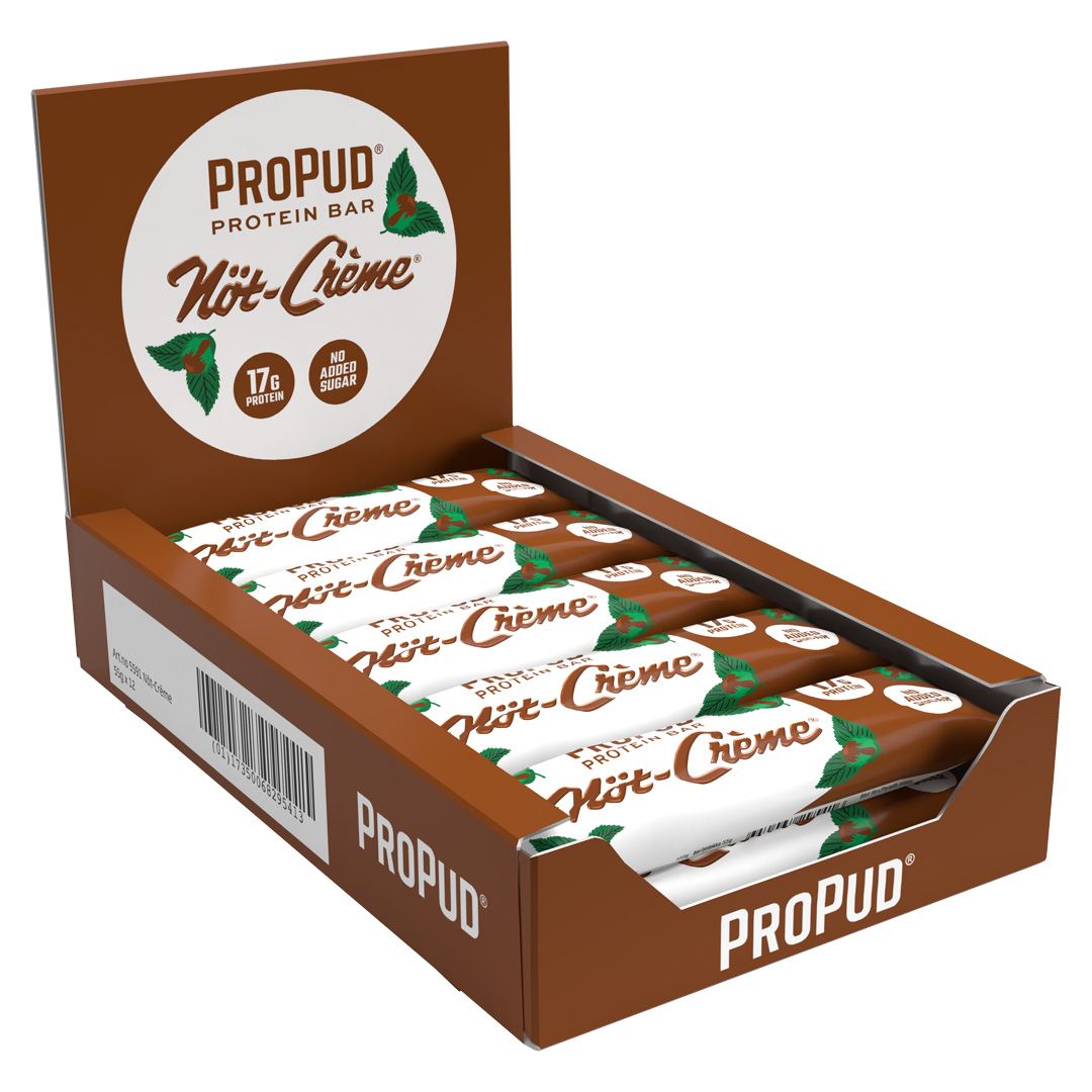 12 x NJIE Propud Proteinbar 55 g Nöt-Crème®