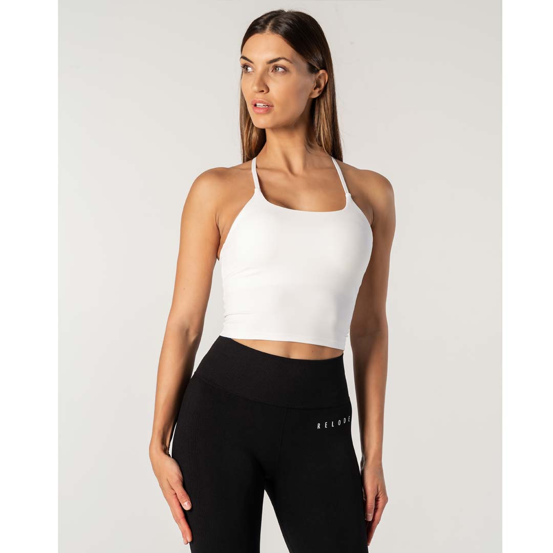 Relode Core Singlet Top White
