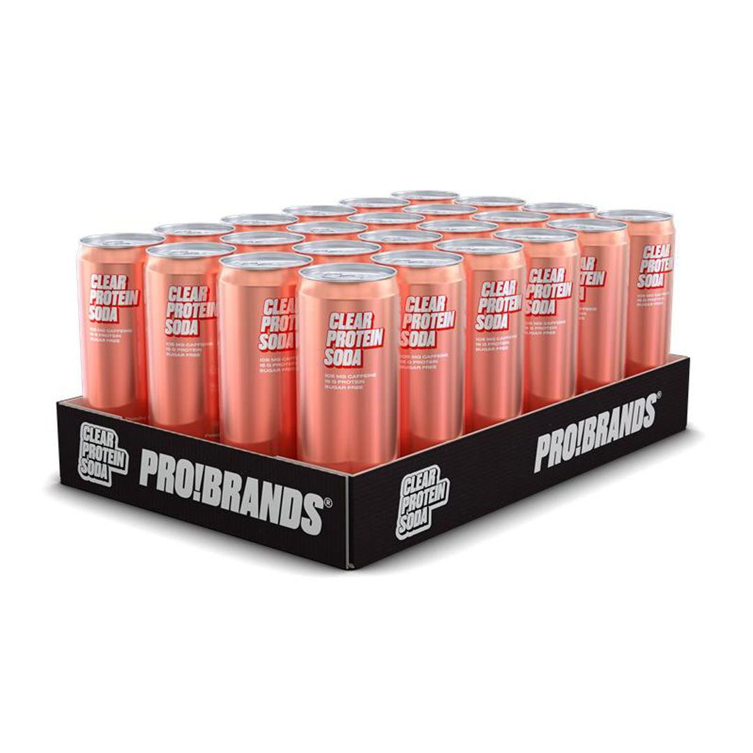 24 x Pro Brands Clear Protein Soda 330 ml