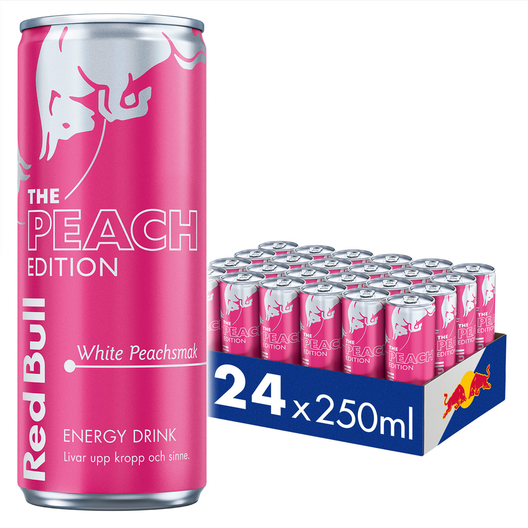 24 x Red Bull 250 ml White Peach