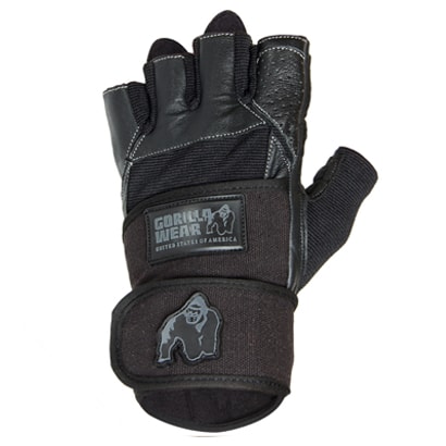 Gorilla Wear Dallas Wrist Wrap Gloves Black